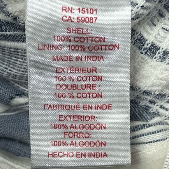 Red Carter 100% Cotton Strapless Striped Jumpsuit - Picture 8 of 8